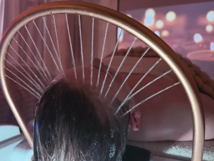 Résultat après soin — cheveux sains et brillants